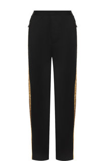 Брюки с пайетками и эластичным поясом Dsquared2