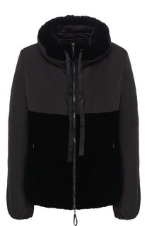 Куртка на молнии с воротником-стойкой Giorgio Armani
