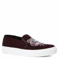 Слипоны KENZO SN100 бордовый