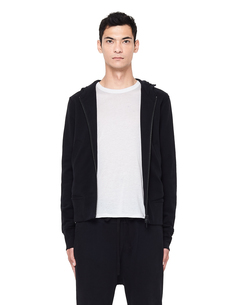 Черная толстовка на молнии Ann Demeulemeester