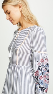 cupcakes and cashmere Macaria Peasant Shift Dress