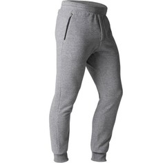 Зауженные Мужские Брюки На Молнии Для Гимнастики 900 Gym Stretching Domyos