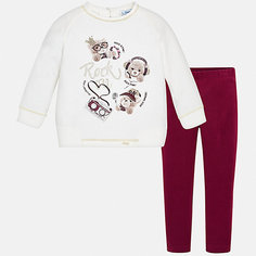 Комплект: толстовка и леггинсы Mayoral для девочки