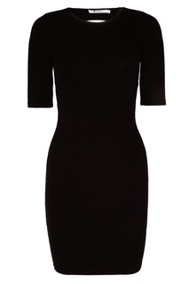 Короткое черное платье T by Alexander Wang