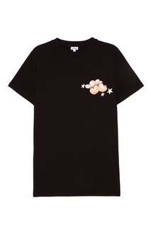 Черная футболка с принтом Loewe