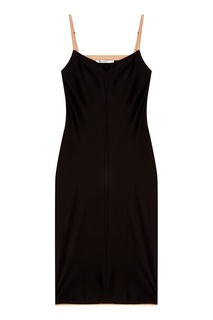 Черное платье на бретелях T by Alexander Wang