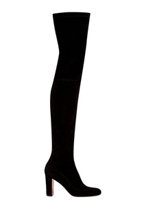 Черные сапоги Kiss Me Gena 85 Christian Louboutin