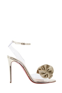 Прозрачные туфли с бантом Fossiliza 100 Christian Louboutin