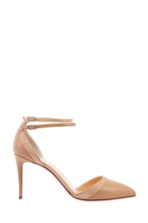 Бежевые туфли Uptown Double Christian Louboutin