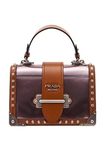 Сумка Cahier с заклепками Prada
