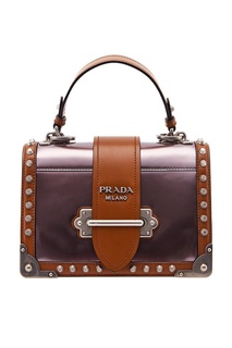 Сумка Cahier с заклепками Prada