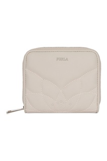 Белый кошелек Malva с узором Furla