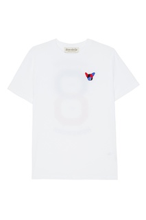 Белая футболка с вышивкой Etre Cecile