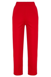 Красные брюки с цветными лампасами Acne Studios