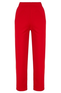 Красные брюки с цветными лампасами Acne Studios