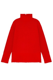 Красный вязаный свитер Msgm