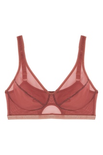 Бордовый бюстгальтер с мягкими чашками Bra Basic Monroe Le Journal Intime