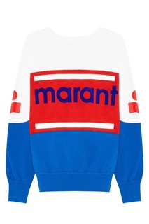 Хлопковая толстовка с принтом Isabel Marant Etoile