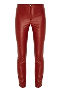 Красные брюки с эластичным поясом Isabel Marant Etoile