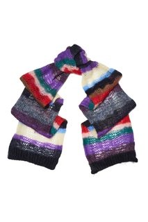 Ажурный цветной шарф No.21