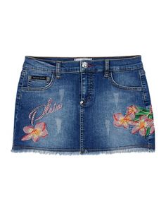 Джинсовая юбка Philipp Plein