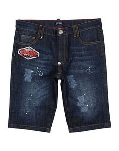 Джинсовые бермуды Philipp Plein