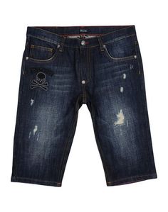 Джинсовые бермуды Philipp Plein