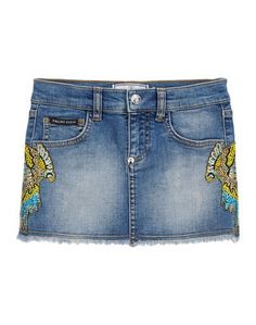 Джинсовая юбка Philipp Plein