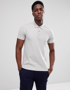 Серая футболка-поло с логотипом J.Lindeberg - Серый