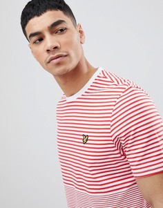 Футболка в полоску Lyle & Scott - Красный