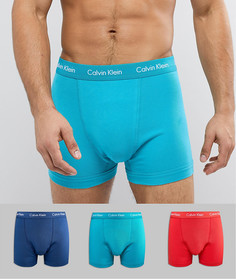 Набор из 3 боксеров-брифов из эластичного хлопка Calvin Klein - Мульти