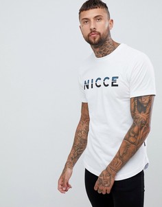 Белая футболка с логотипом Nicce - Белый