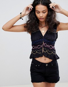 Топ Free People Love Dove - Черный