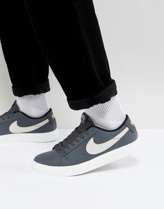 Серые кроссовки Nike SB Blazer Vapor 902663-003 - Серый