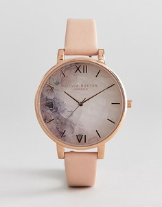 Часы с кожаным ремешком Olivia Burton OB16SP03 - Розовый