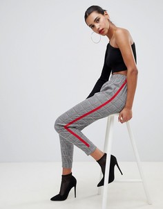 Джоггеры с контрастной отделкой Boohoo - Серый