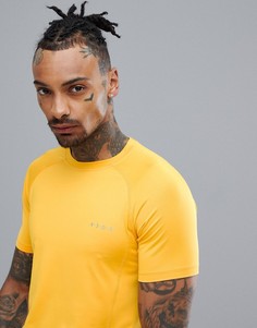 Желтая обтягивающая футболка из быстросохнущей ткани ASOS 4505 - Желтый
