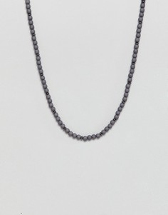 Серое ожерелье Icon Brand - Серый