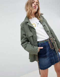 Куртка в стиле милитари Tommy Hilfiger - Зеленый