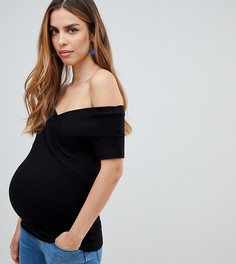 Черный облегающий топ ASOS DESIGN Maternity - Черный