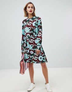 Платье мини с цветочным принтом Essentiel Antwerp - Мульти