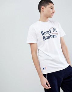 Белая футболка с логотипом New Era New York Yankees Bronx Bombers - Белый