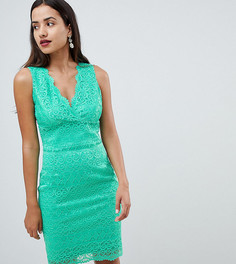 Облегающее кружевное платье Lipsy - Зеленый