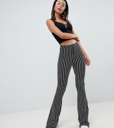 Расклешенные леггинсы в тонкую полоску ASOS DESIGN Tall - Мульти