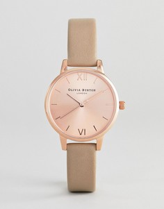 Часы с кожаным ремешком Olivia Burton OB16MD88 Sunray - Розовый
