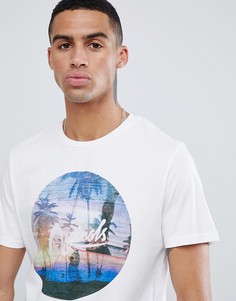Футболка с принтом Jack & Jones Originals - Белый