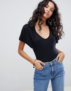 Боди Free People Byron - Черный
