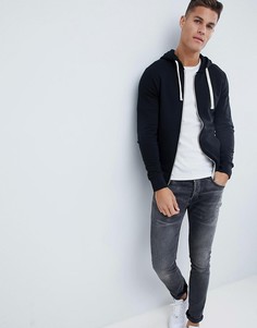 Худи на молнии Jack & Jones Essentials - Черный
