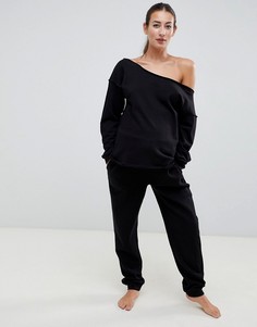 Свитшот с необработанными швами ASOS DESIGN Maternity - Черный