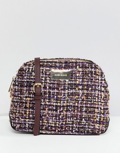 Сумка через плечо в клетку на молнии River Island - Фиолетовый